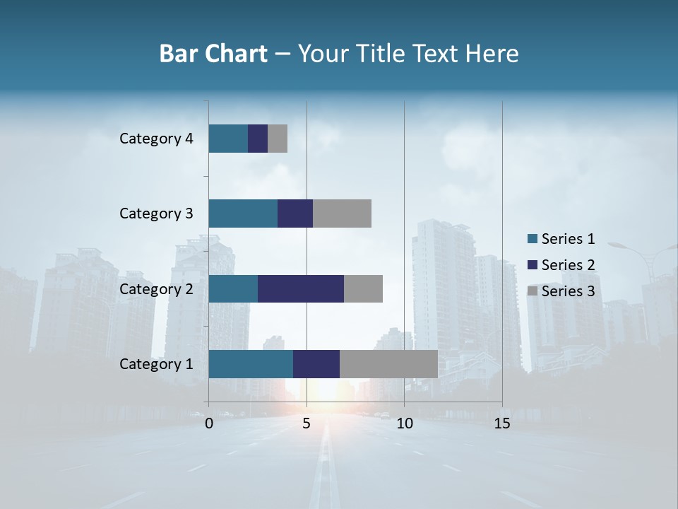 Construction City Road PowerPoint Template