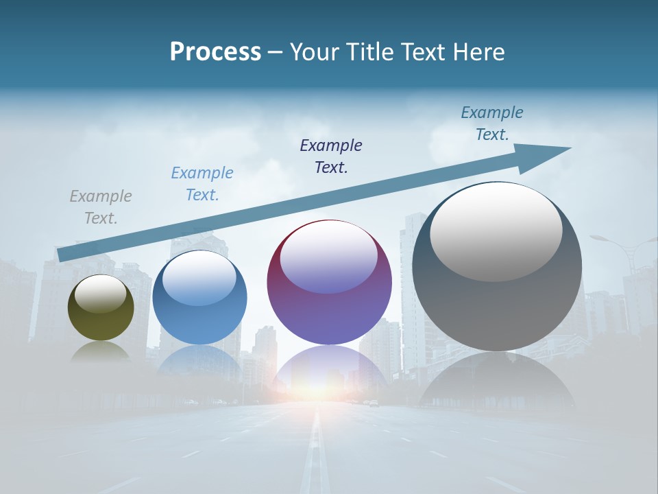 Construction City Road PowerPoint Template