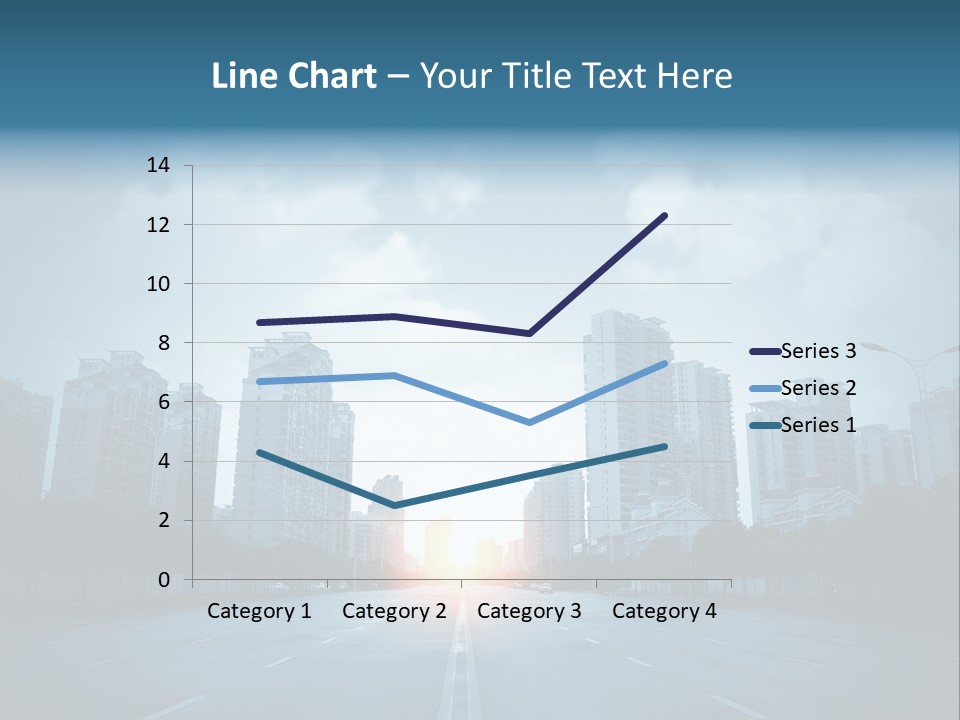 Construction City Road PowerPoint Template