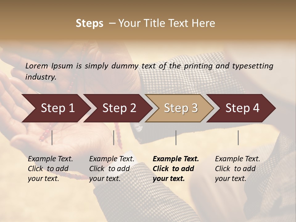 Portrait Sharia East PowerPoint Template