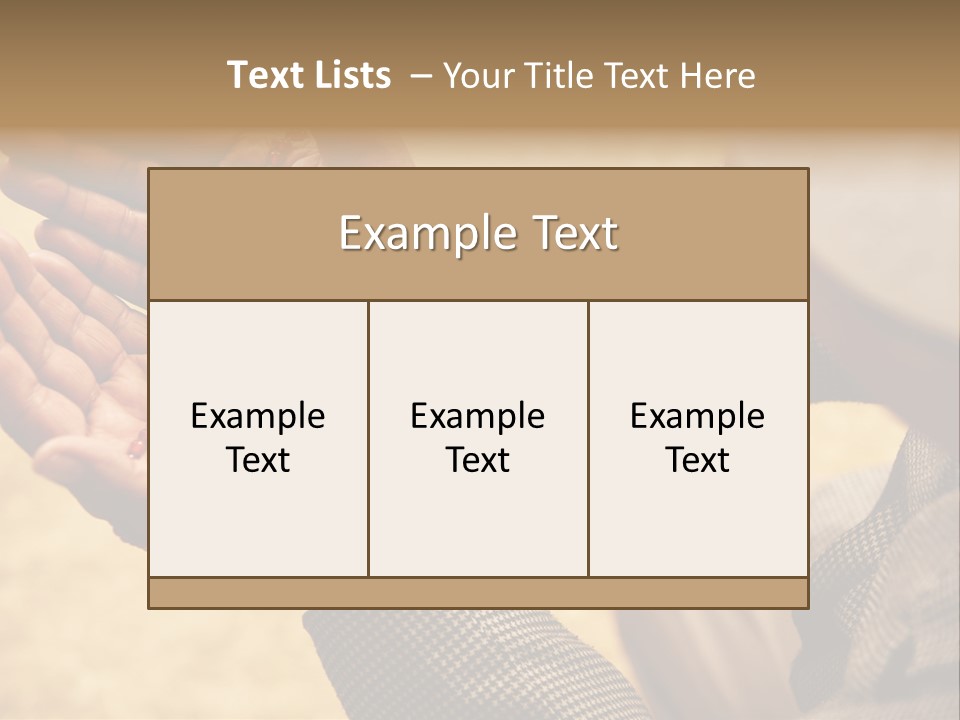 Portrait Sharia East PowerPoint Template