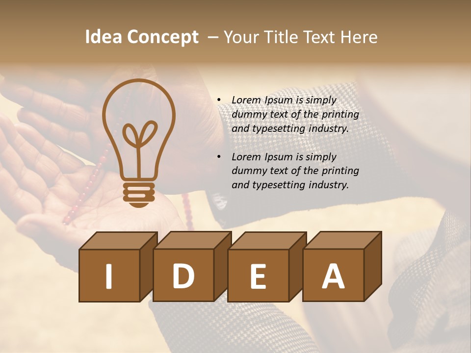 Portrait Sharia East PowerPoint Template