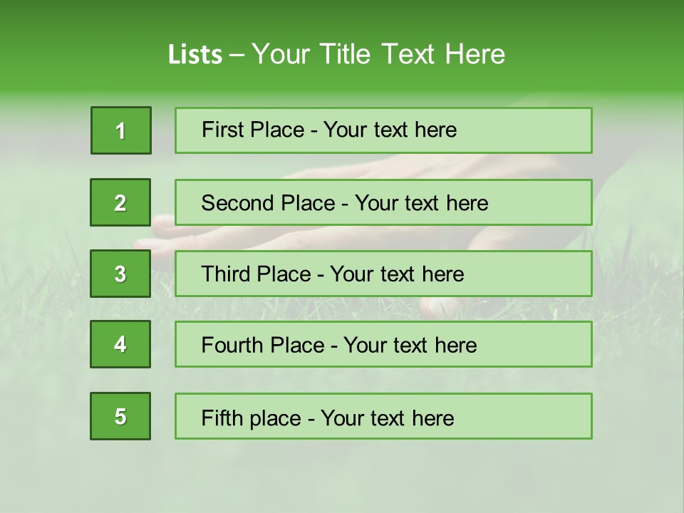 Field Relaxation Natural PowerPoint Template