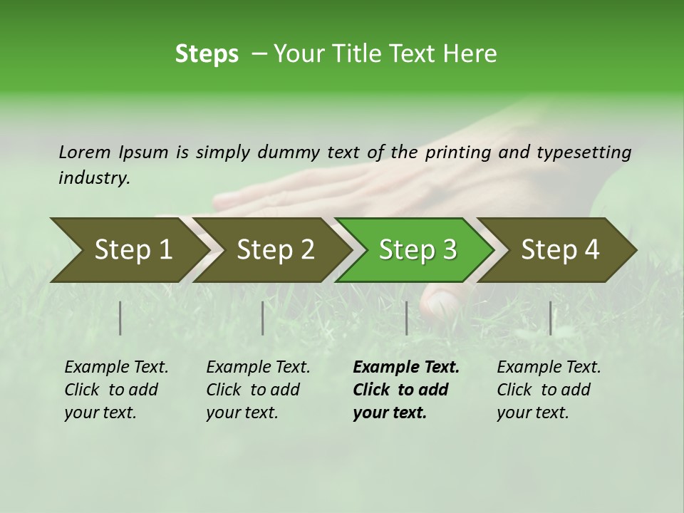 Field Relaxation Natural PowerPoint Template