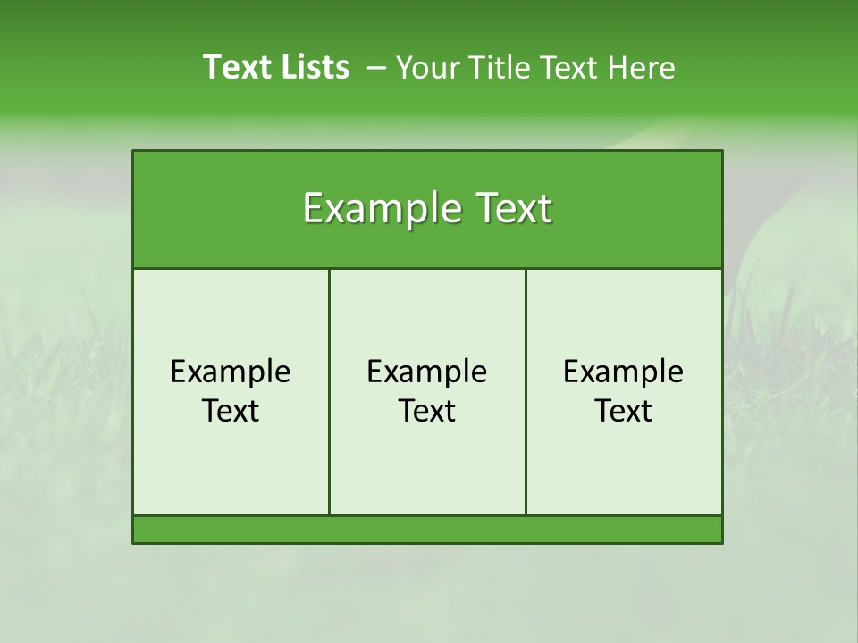 Field Relaxation Natural PowerPoint Template