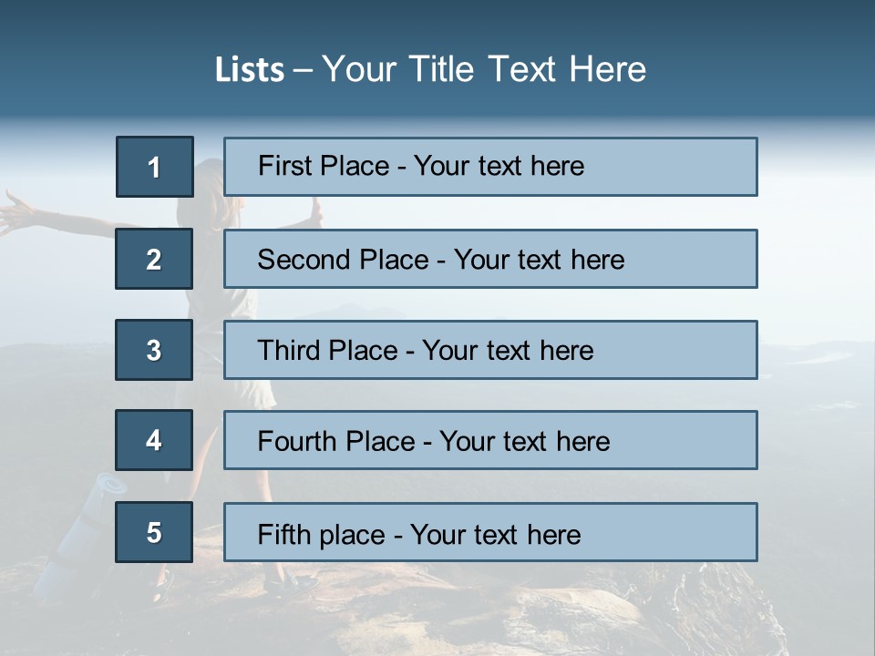 Traveler Sport Horizon PowerPoint Template