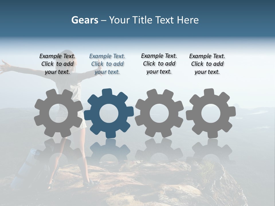 Traveler Sport Horizon PowerPoint Template