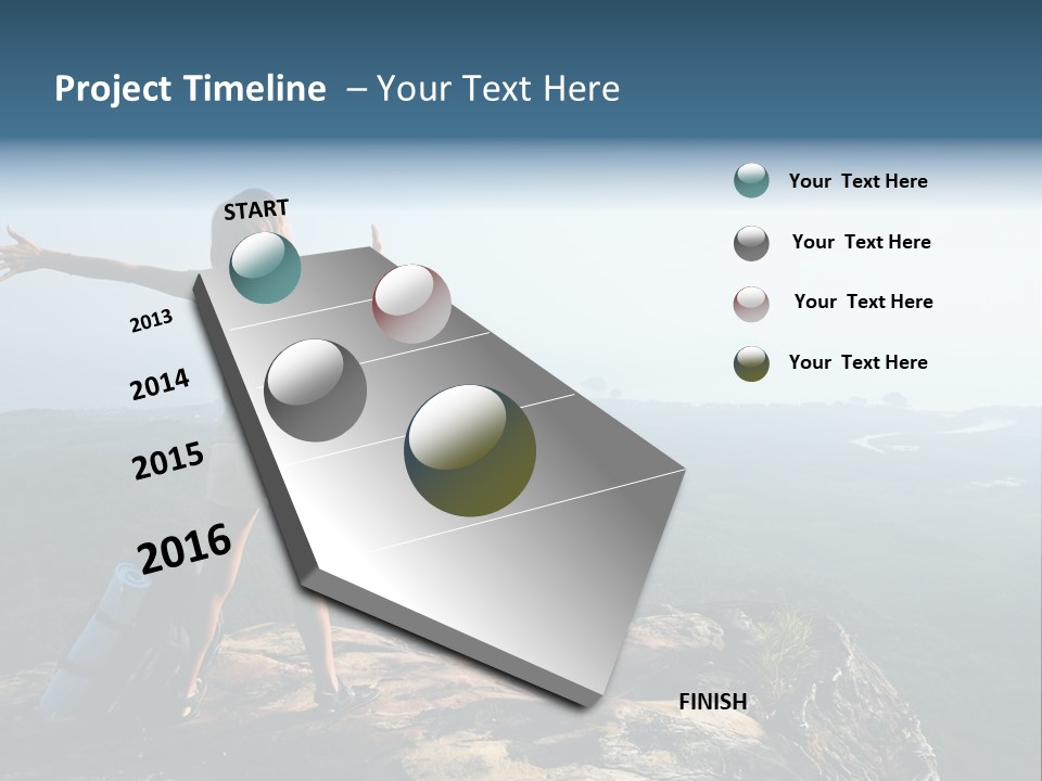 Traveler Sport Horizon PowerPoint Template
