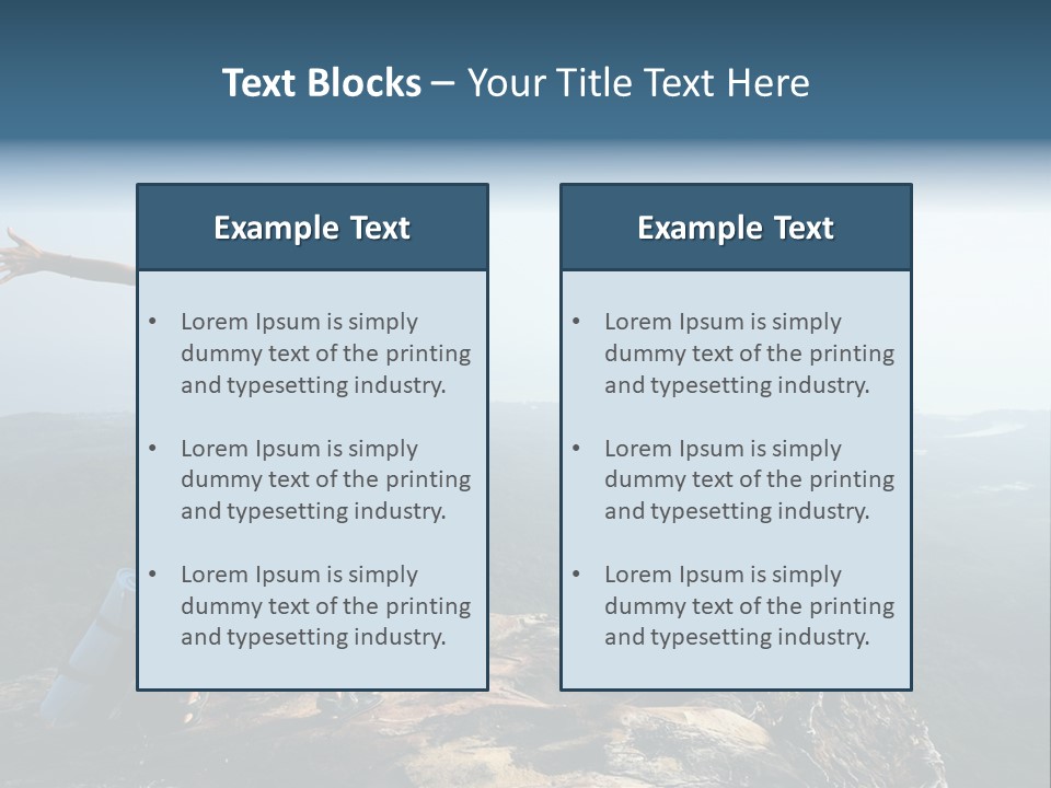 Traveler Sport Horizon PowerPoint Template