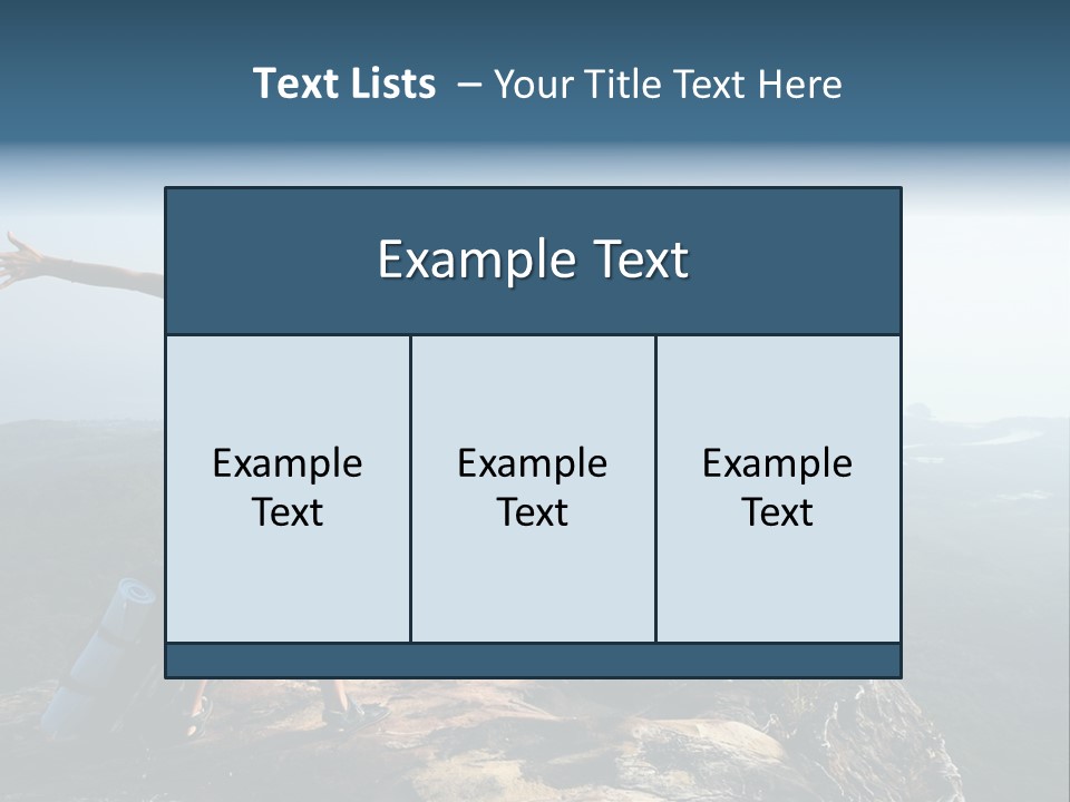 Traveler Sport Horizon PowerPoint Template