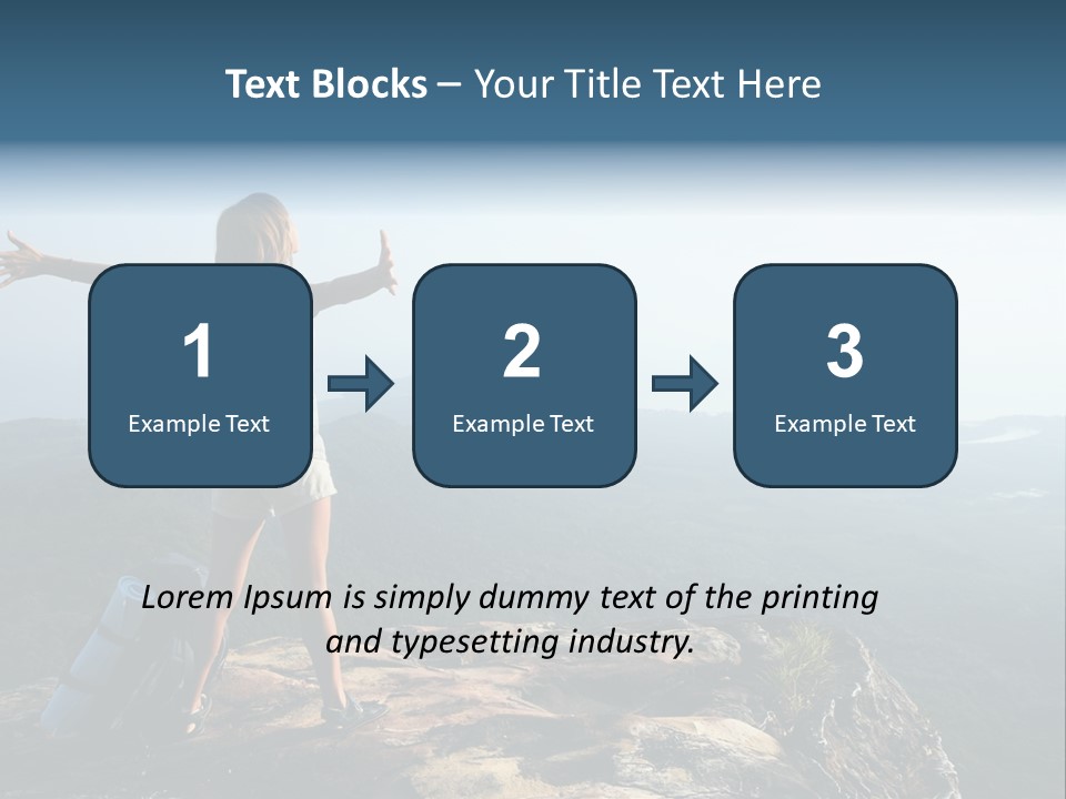 Traveler Sport Horizon PowerPoint Template