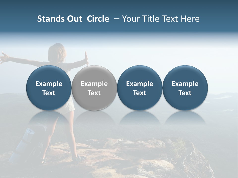 Traveler Sport Horizon PowerPoint Template