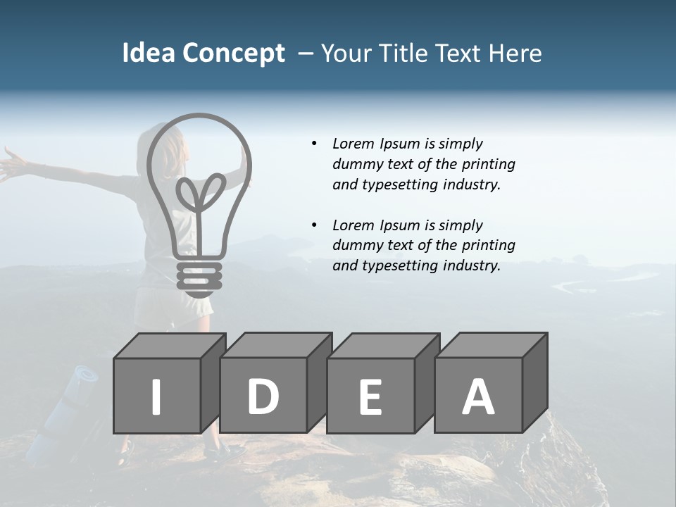 Traveler Sport Horizon PowerPoint Template