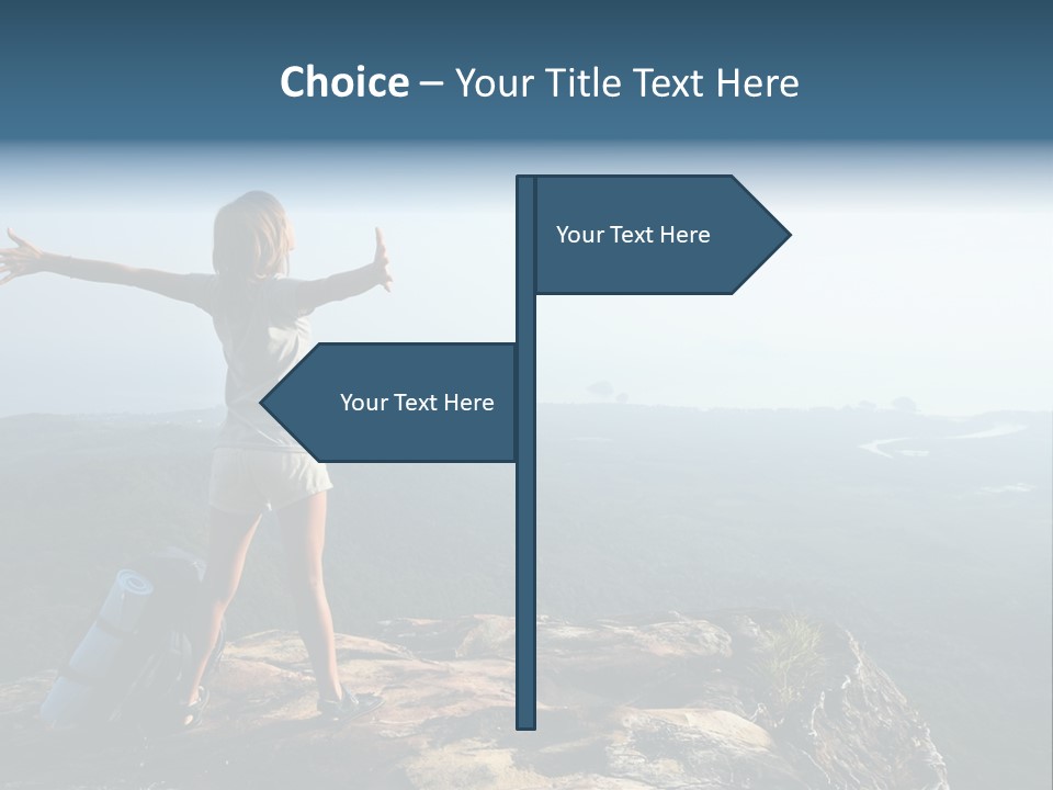 Traveler Sport Horizon PowerPoint Template