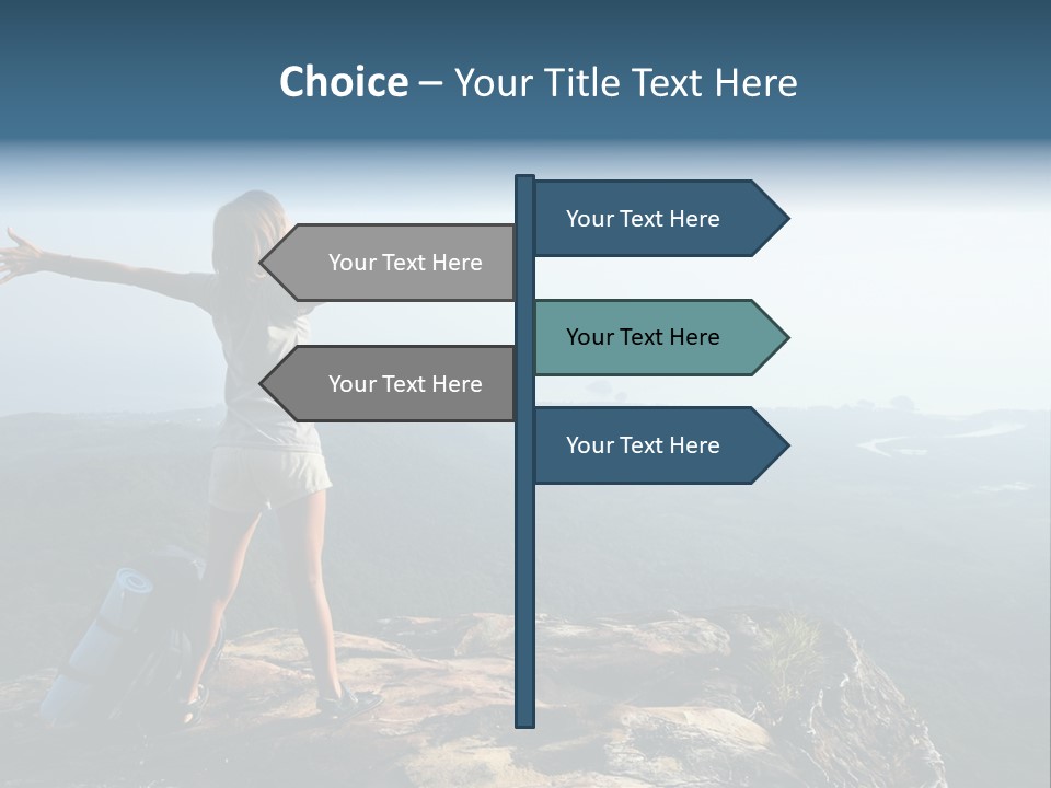 Traveler Sport Horizon PowerPoint Template