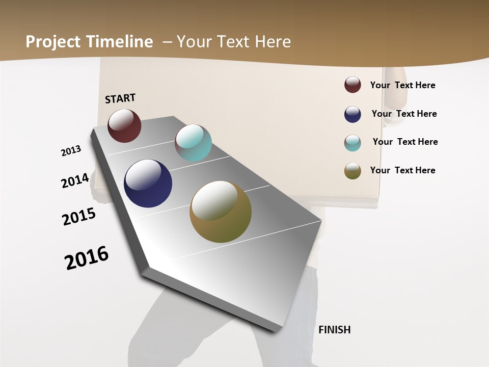 Paper Courier Heavy PowerPoint Template