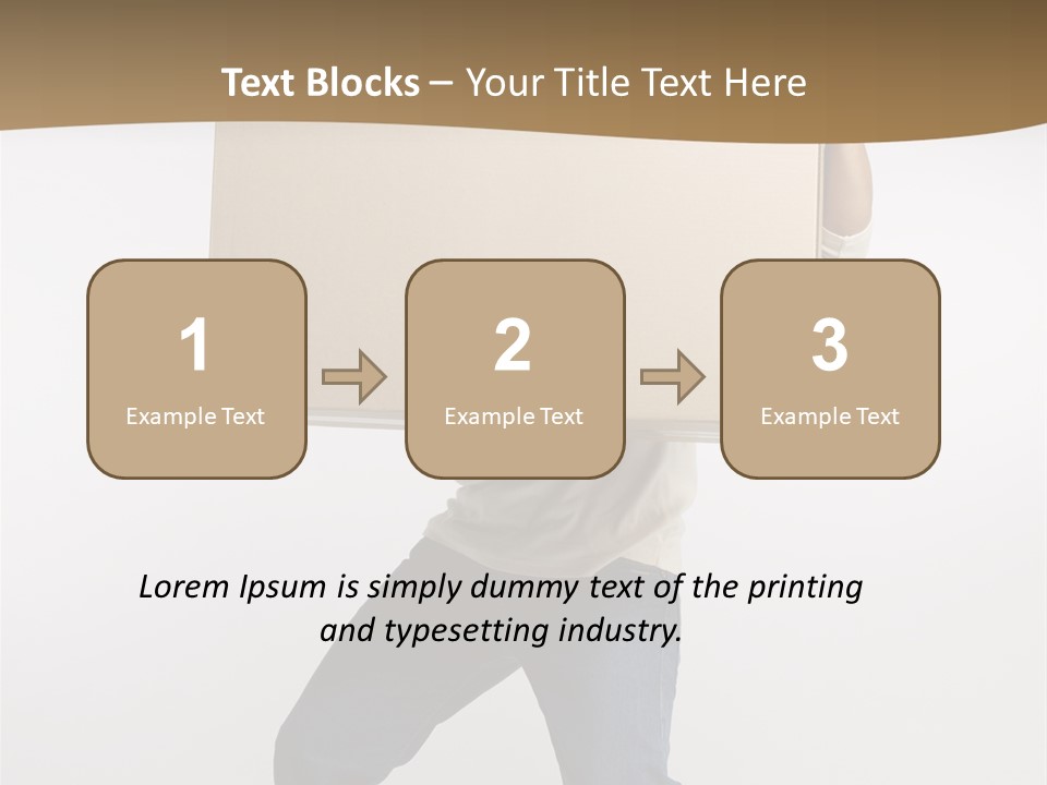 Paper Courier Heavy PowerPoint Template