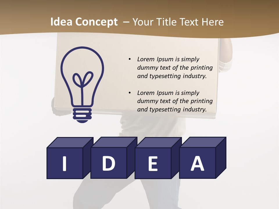 Paper Courier Heavy PowerPoint Template