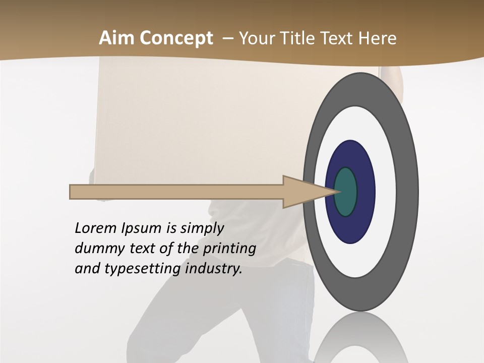 Paper Courier Heavy PowerPoint Template