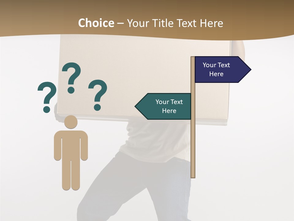 Paper Courier Heavy PowerPoint Template