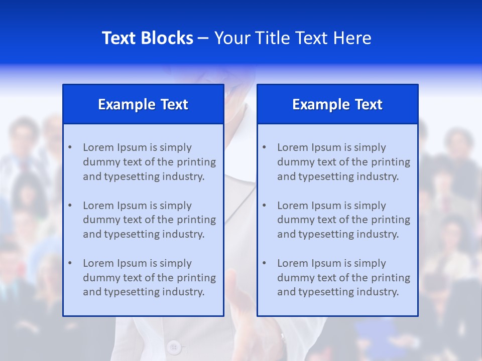 Resources Corporate Group PowerPoint Template