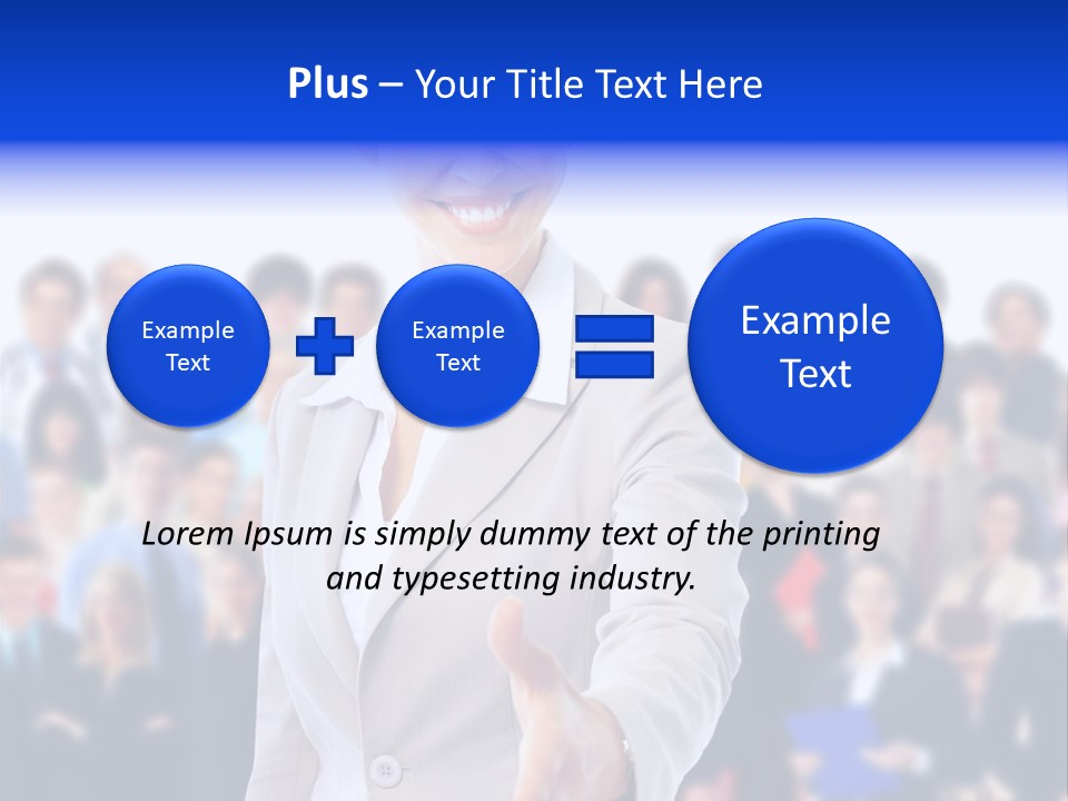 Resources Corporate Group PowerPoint Template