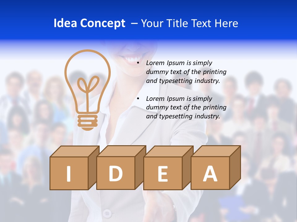 Resources Corporate Group PowerPoint Template