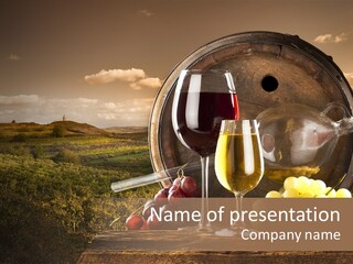 Tasty Outside Bottle PowerPoint Template