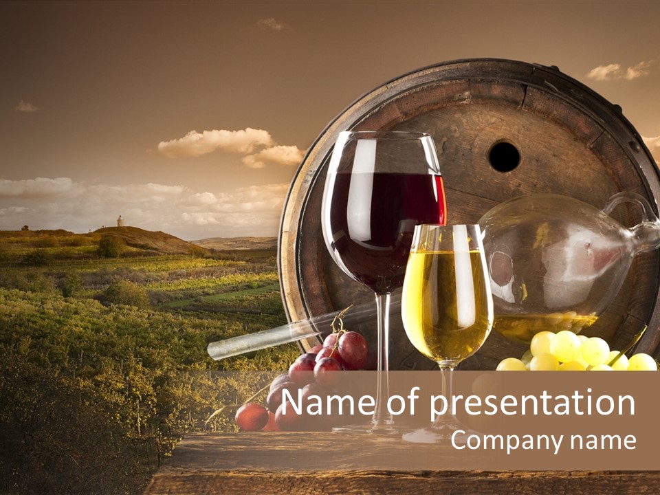 Tasty Outside Bottle PowerPoint Template