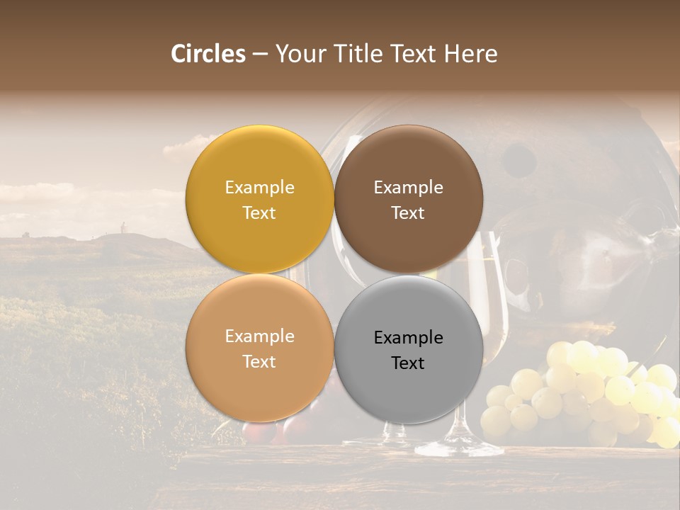 Tasty Outside Bottle PowerPoint Template