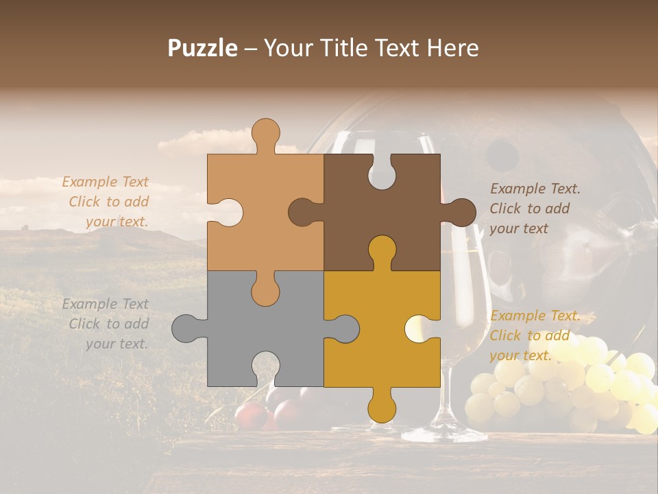 Tasty Outside Bottle PowerPoint Template