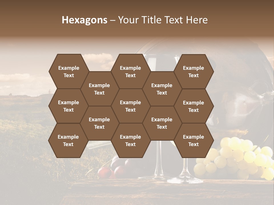 Tasty Outside Bottle PowerPoint Template