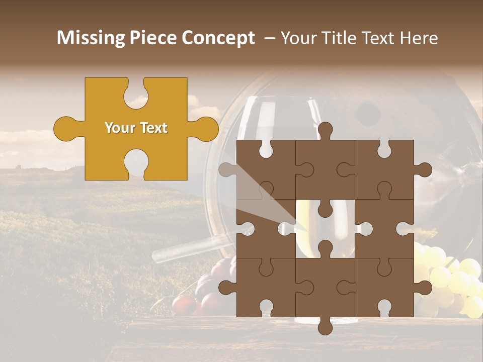 Tasty Outside Bottle PowerPoint Template