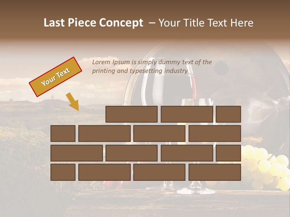 Tasty Outside Bottle PowerPoint Template