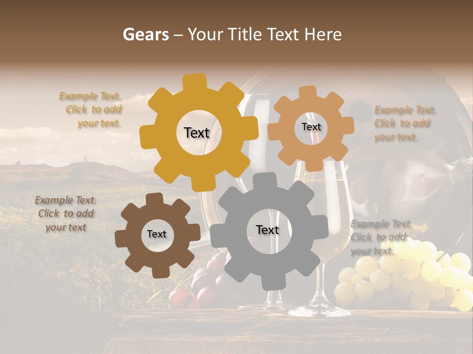 Tasty Outside Bottle PowerPoint Template