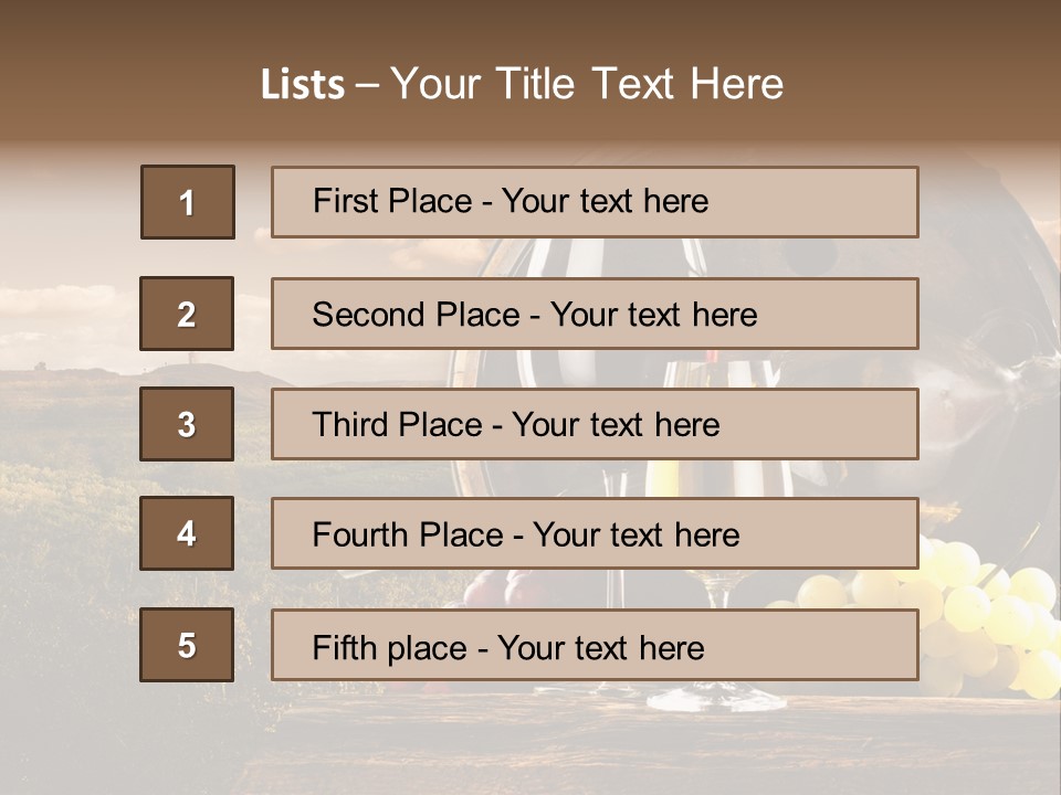 Tasty Outside Bottle PowerPoint Template