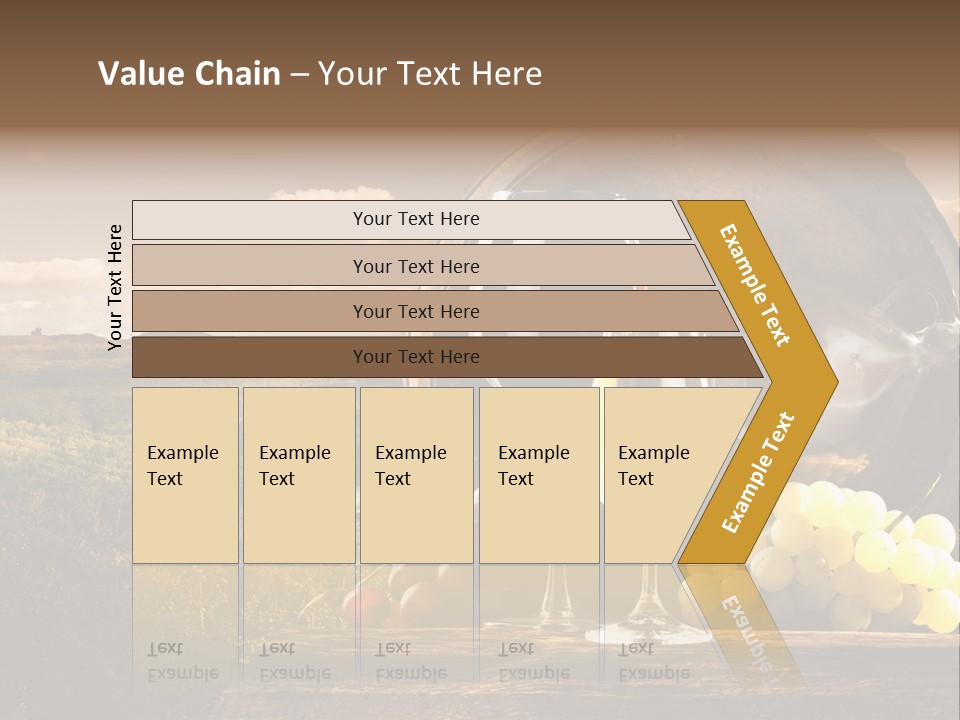 Tasty Outside Bottle PowerPoint Template