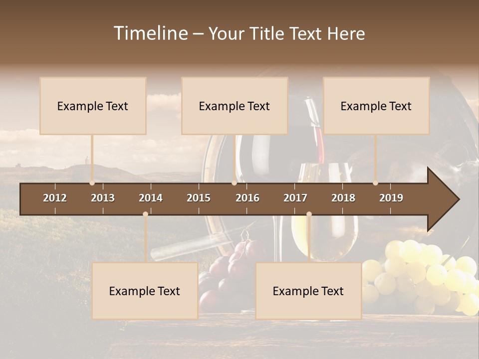Tasty Outside Bottle PowerPoint Template