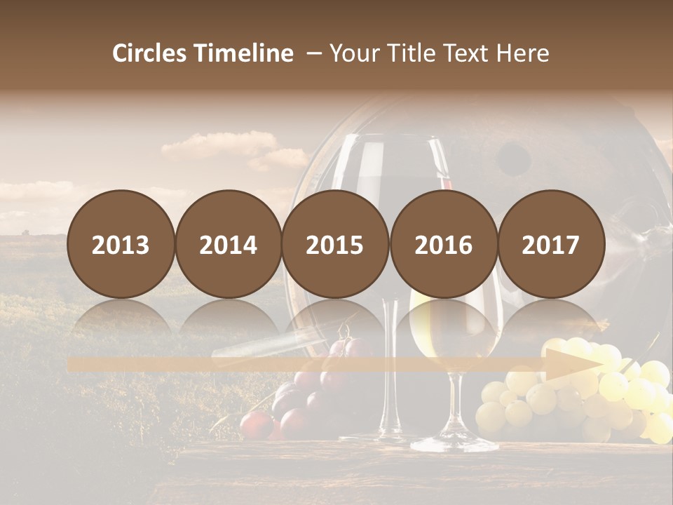 Tasty Outside Bottle PowerPoint Template