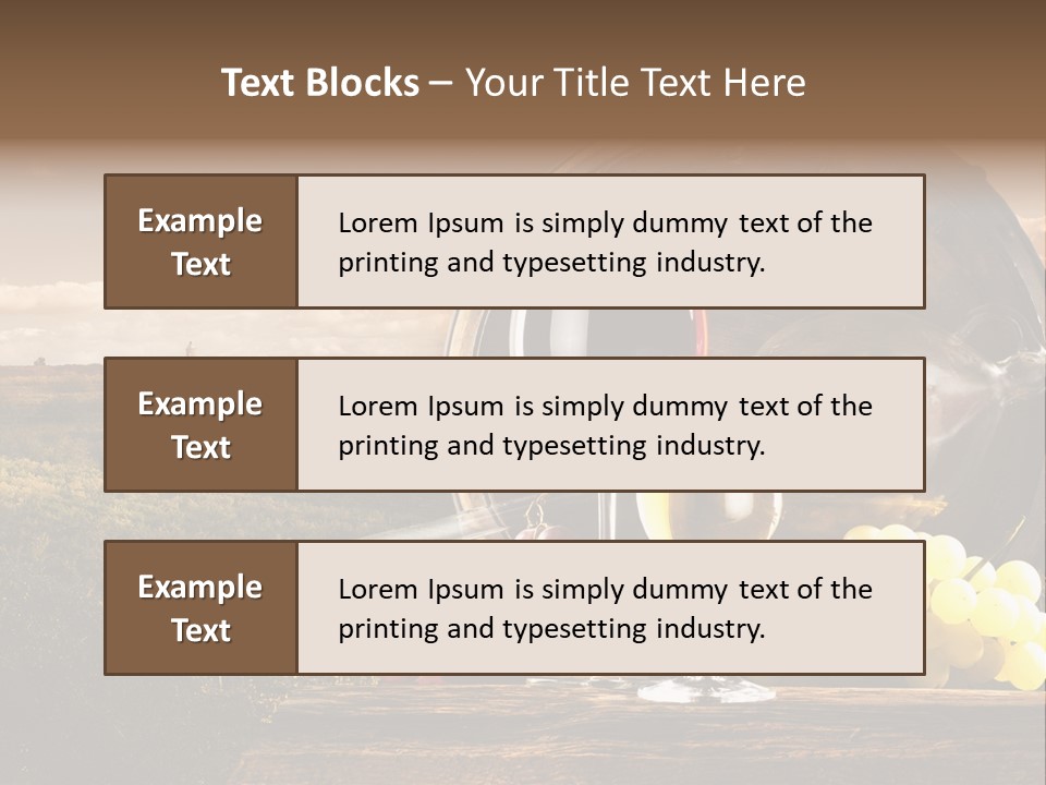 Tasty Outside Bottle PowerPoint Template