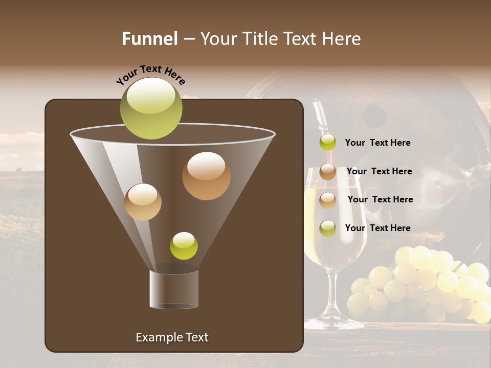 Tasty Outside Bottle PowerPoint Template