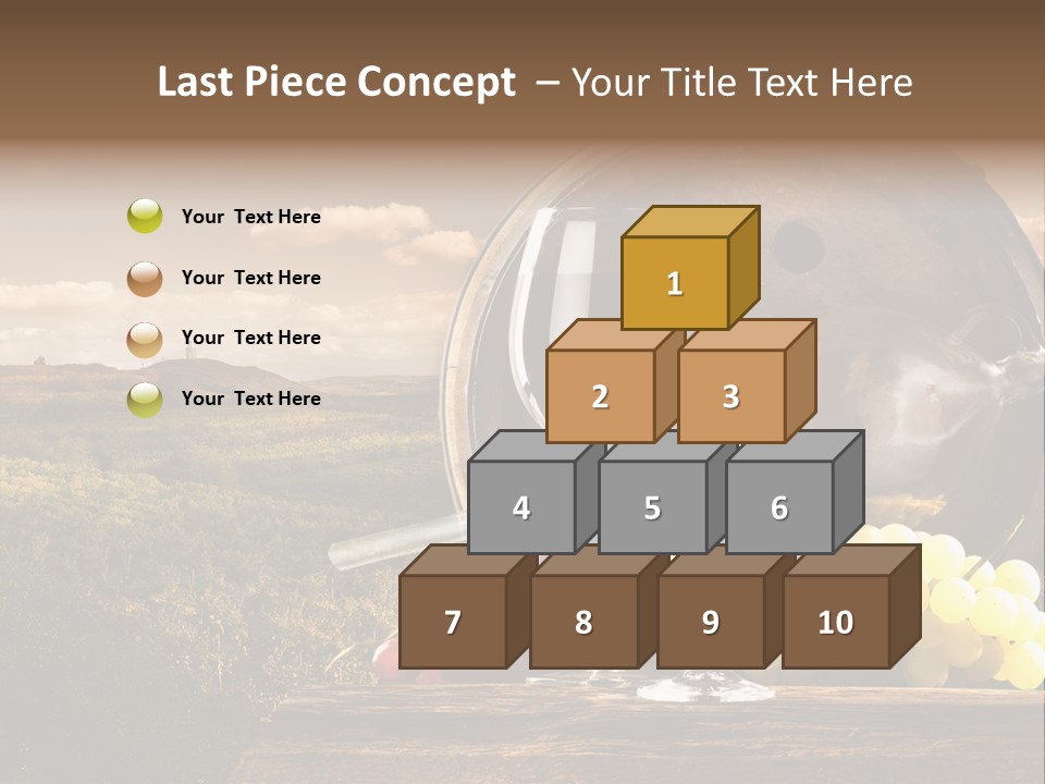 Tasty Outside Bottle PowerPoint Template