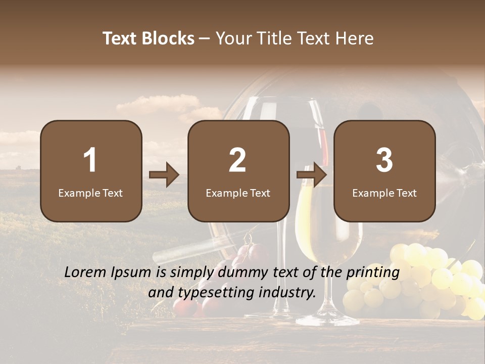 Tasty Outside Bottle PowerPoint Template