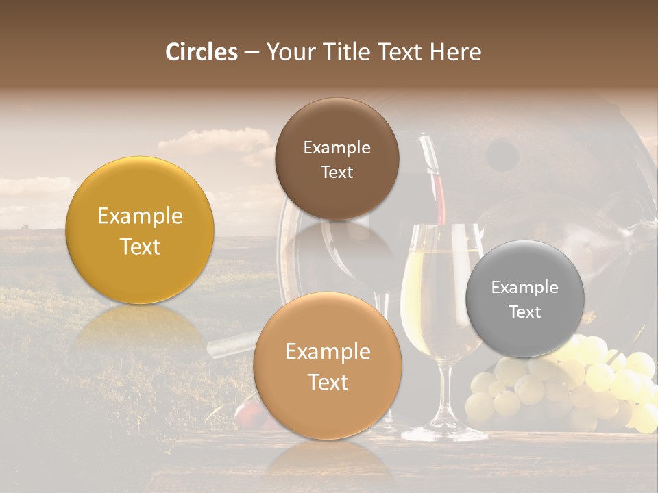 Tasty Outside Bottle PowerPoint Template