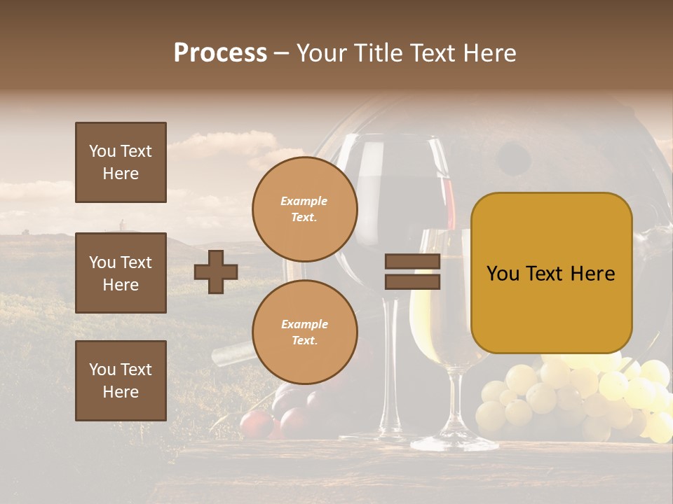Tasty Outside Bottle PowerPoint Template
