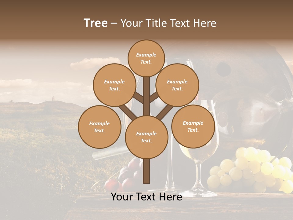 Tasty Outside Bottle PowerPoint Template