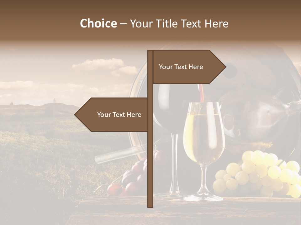 Tasty Outside Bottle PowerPoint Template