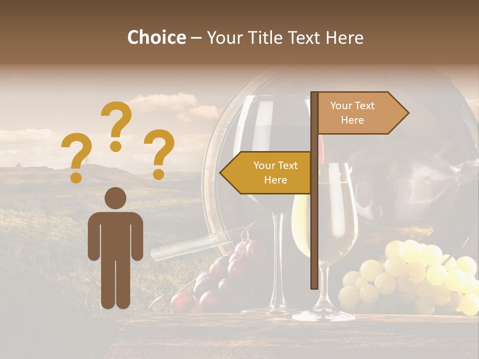 Tasty Outside Bottle PowerPoint Template