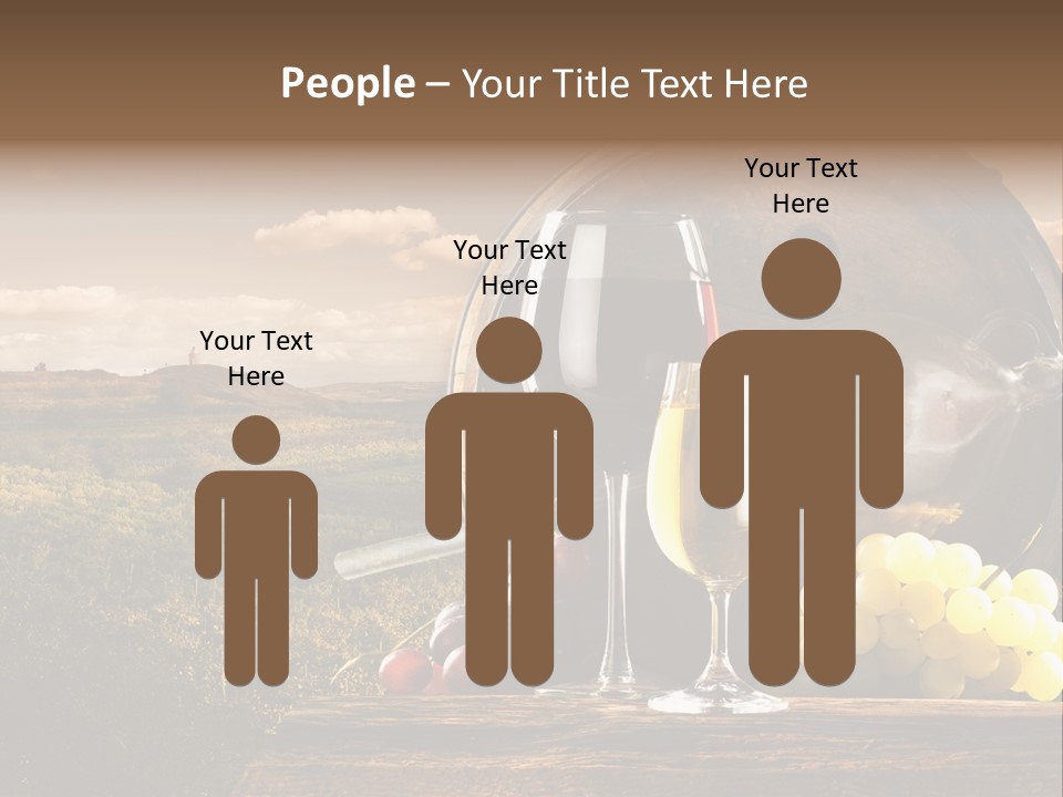 Tasty Outside Bottle PowerPoint Template