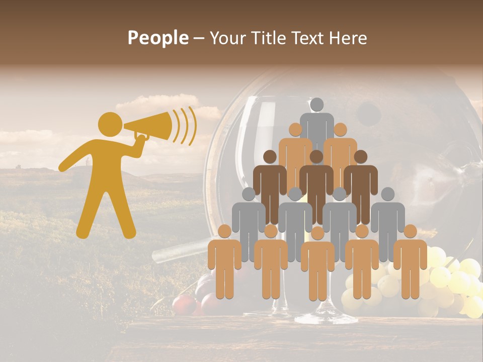 Tasty Outside Bottle PowerPoint Template